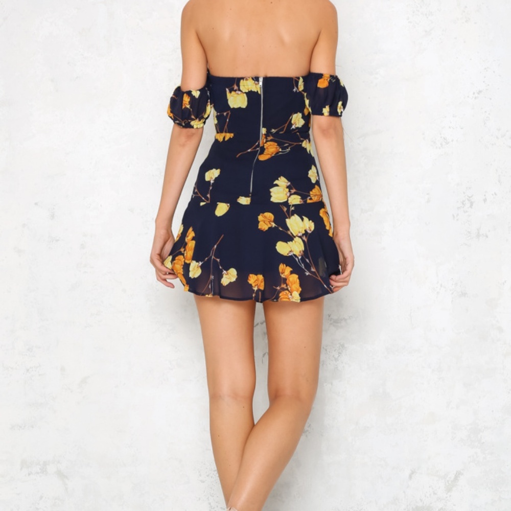 Hello Molly Spanish Sahara Dress Navy (NAVY) - Picture 2 of 3